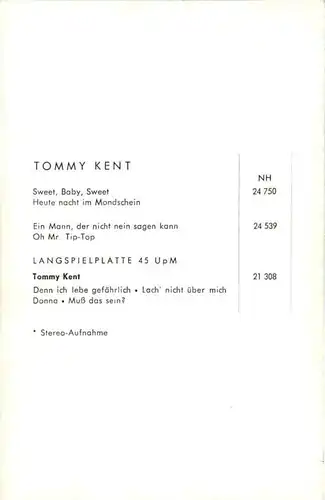 Tommy Kent -202654