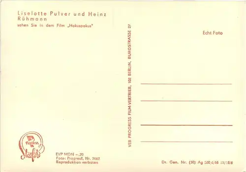 Liselotte Pulver und Heinz Rühmann -202832