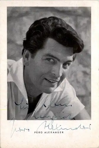 Pero Alexander mit Autogramm -202610