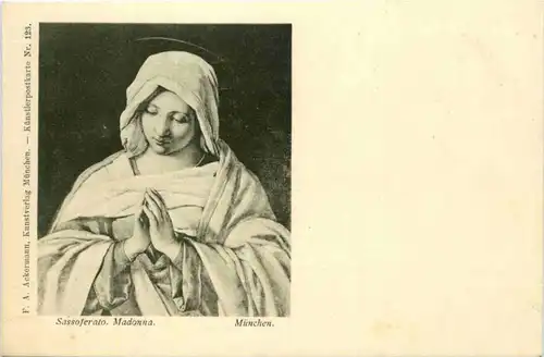 Sassoferato Madonna - Ackermann Kunstverlag -203300