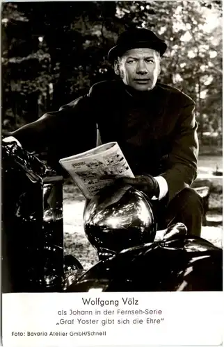 Wolfgang Völz mit Autogramm -202560