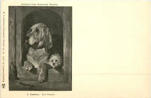 E. Landseer - Gute Freunde - Dog -203164