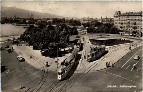 Zürich - Bellevueplatz - Tram -204400