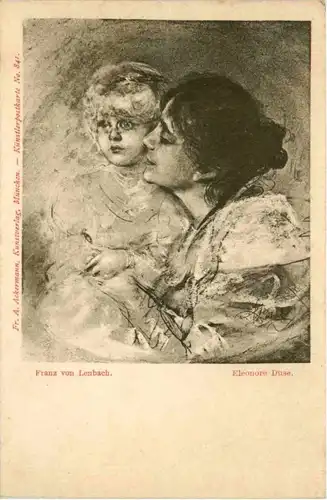 Franz von Lembach - Eleonore Duse - Ackermann Kunstverlag -203430