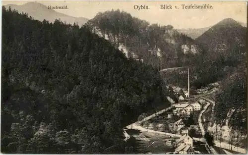 Oybin - Blick v. Teufelsmühle -89568