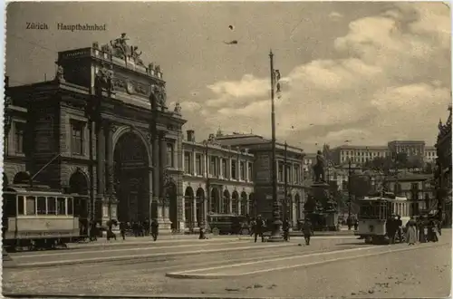 Zürich - Hauptbahnhof - Tram -204760