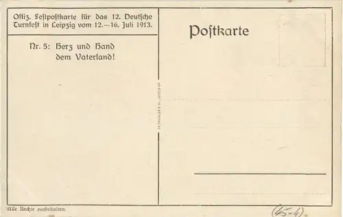 Leipzig - Deutsches Turnfest 1913 -89202