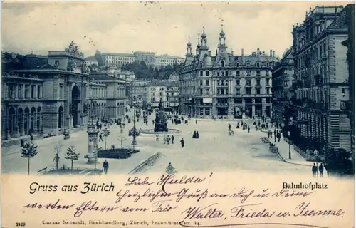 Zürich - Bahnhofplatz -204782