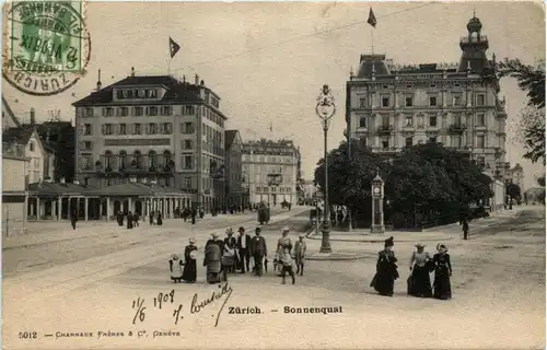 Zürich - sonnenquai -204858