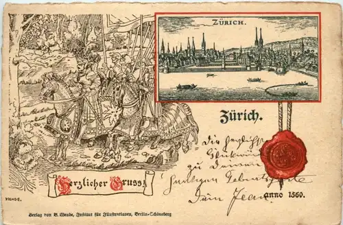 Gruss aus Zürich - anno 1560 -204462