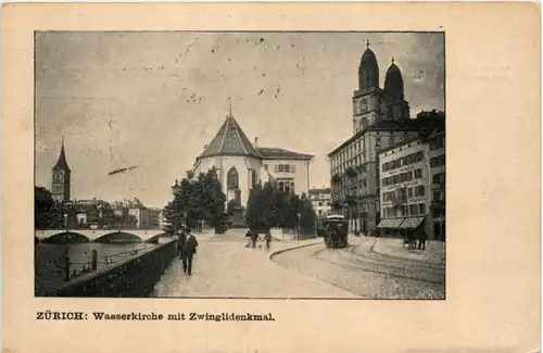 Zürich - Wasserkirche -204896