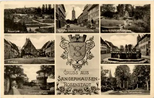 Gruss aus Sangerhausen - Rosenstadt -89614