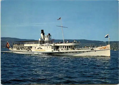 Zürichsee - Raddampfer Stadt Rapperswil -204040