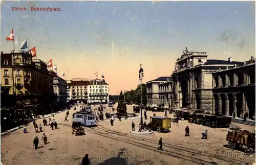 Zürich - Bahnhofplatz - Tram -204408