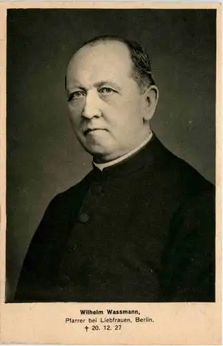 Berlin - Wilhelm Wassmann - Pfarrer der Liebfrauen -205726