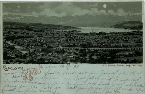 Gruss aus Zürich - Litho -204452