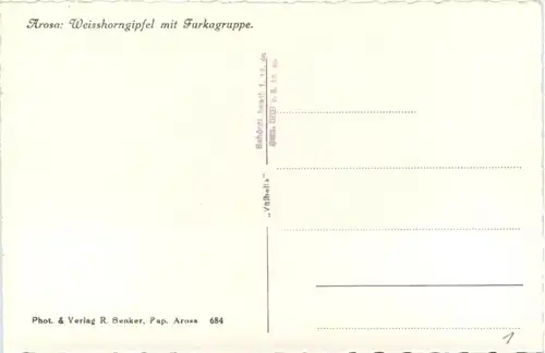 Arosa - Weisshorngipfel -207274