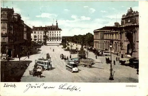 Zürich - Bahnhofplatz - Tram -204412