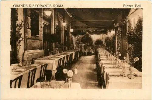 Roma - Grande Ristorante - Piazza Poli -205322