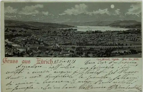 Gruss aus Zürich - Litho 1897 -204454