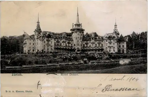 Zürich - Hotel Dolder - Prägekarte -204866