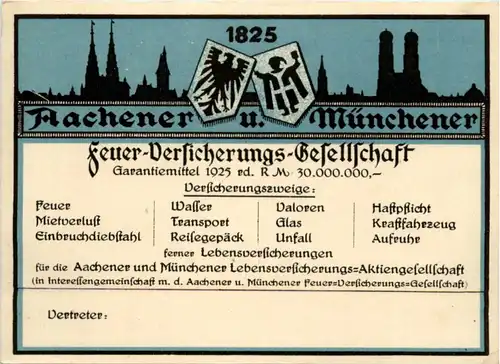 Aachener und Münchener Feuer Versicherungs Gesellschaft -206126