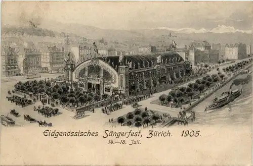 Zürich - Sängerfest 1905 -204908