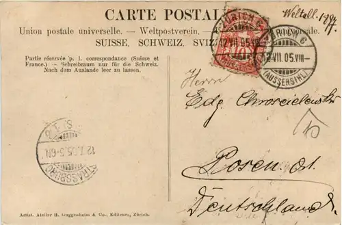 Zürich - Sängerfest 1905 -204908