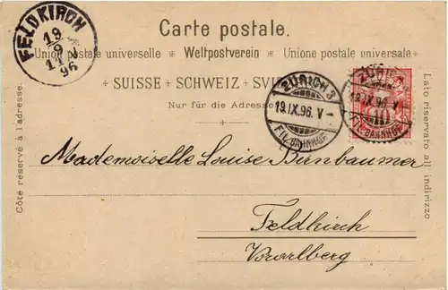 Gruss aus Zürich - Litho 1896 -204800