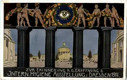 Dresden - Hygiene Ausstellung 1911 -89706