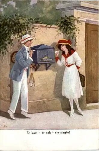 Er kam er sah sie siegte -206680