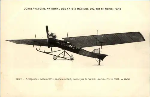 Paris - Conservatoire National des Arts et Metiers - airplane -206626