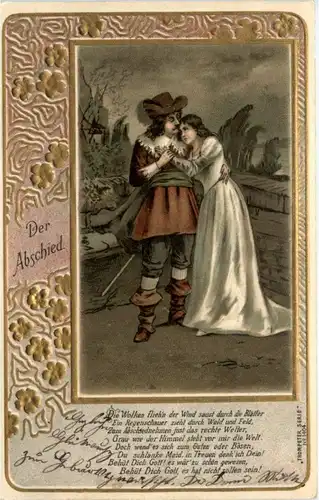 Der Abschied - Prägekarte -206646