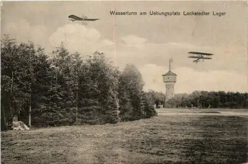 Wasserturm am Lockstedter Lager - Flugzeug -207888