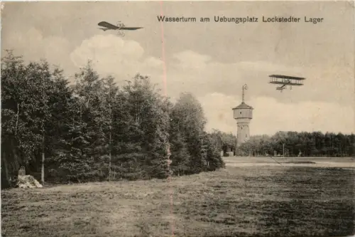 Wasserturm am Lockstedter Lager - Flugzeug -207888