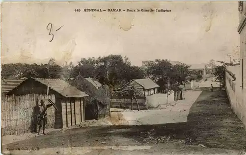 Dakar - Dans le quartier indigene -182914