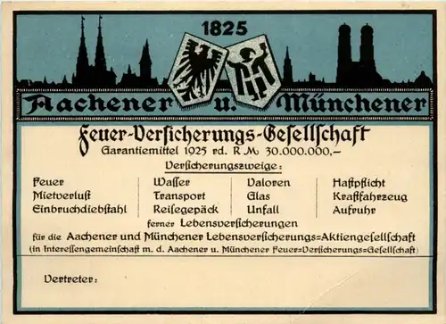 Aachener und Münchener Feuer Versicherungs Gesellschaft -206124