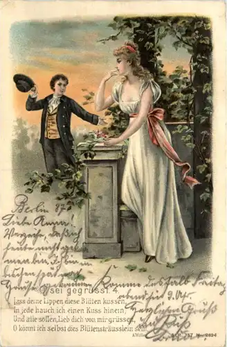 Sei gegrüsst - Prägekarte -206810