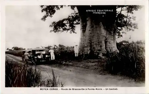 Moyen Congo un baobab - Car -183164