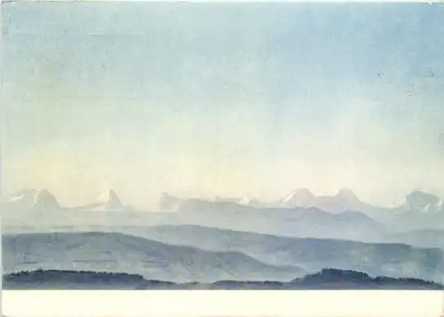 Alpenlandschaft - W. Gfeller -207088