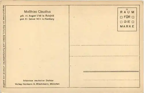 Matthias Claudius -205730