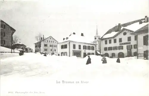 Les Brassus en hiver - Repro -208654