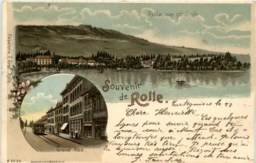 Souvenir de Rolle - Litho -208876