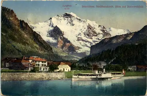 Interlaken - Schiffsankunft -207694