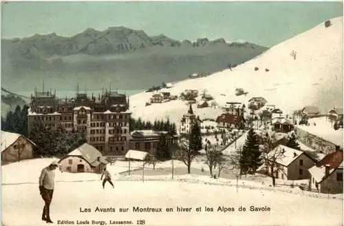 Les Avants sur Montreux en hiver -209094