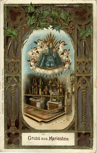 Gruss aus Mariastein - Prägekarte -187564
