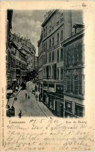 Lausanne - Rue de Bourg -209190