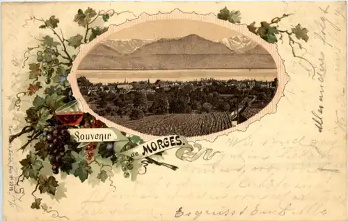 Souvenir de Morges - litho -208744
