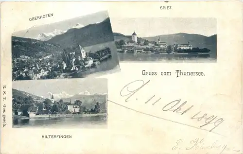 Gruss vom Thunersee - Oberhofen - Spiez - Hilterfingen -207524