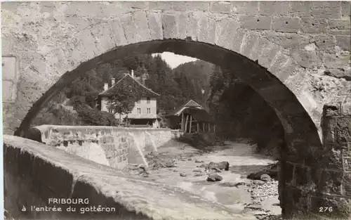 Fribourg - a l entree du gotteron -177310